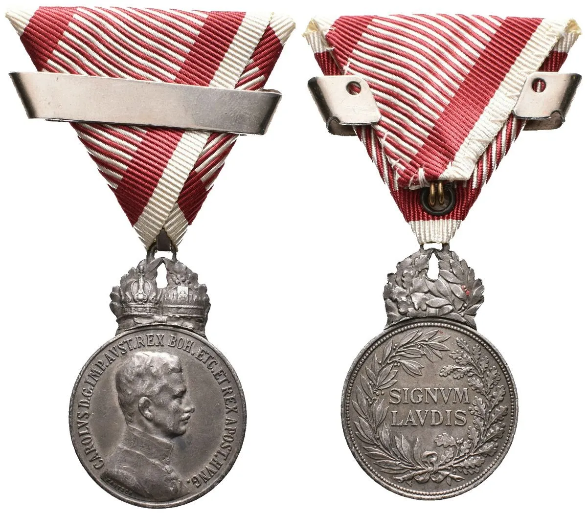 Signum Laudis, Karlova stříbrná medaile