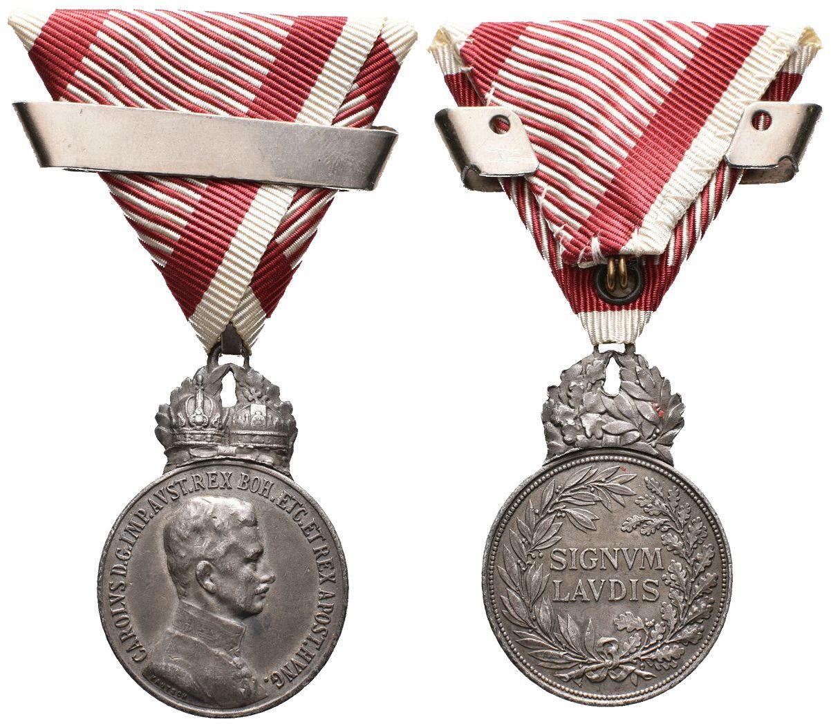 Signum Laudis, Karlova stříbrná medaile