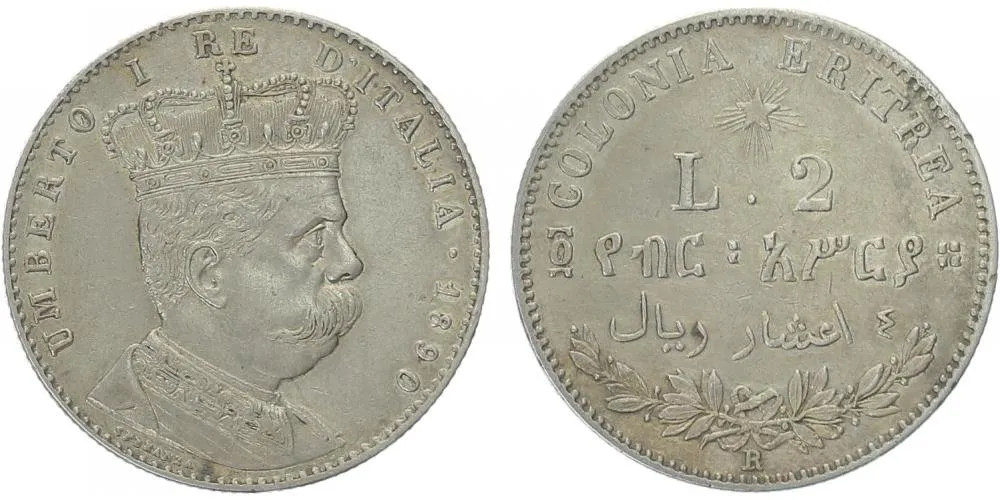 Eritrea, Umberto I., 1878 - 1900 — 1
