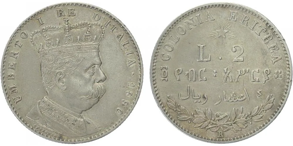 Eritrea, Umberto I., 1878 - 1900 — 1
