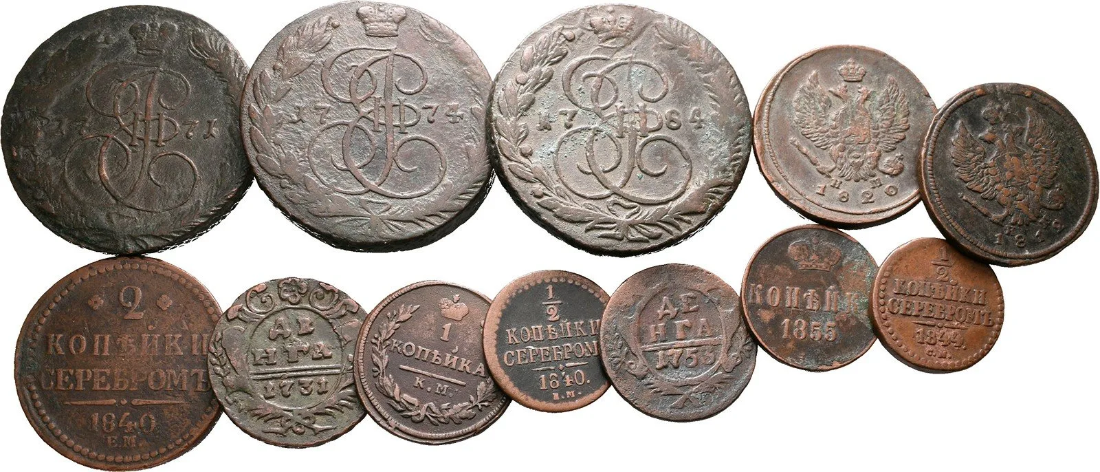 Rusko, Kateřina II., 1762 - 1796 — 1