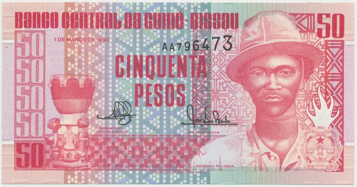 Guinea - Bissau, 50 Pesos 1990, P.10