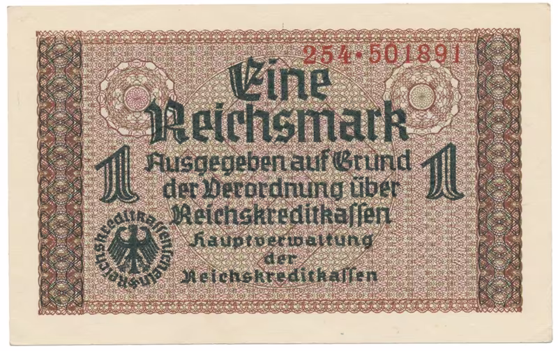 Německo - okupační, 1 Reichsmark (1939~1944), Ro.551a