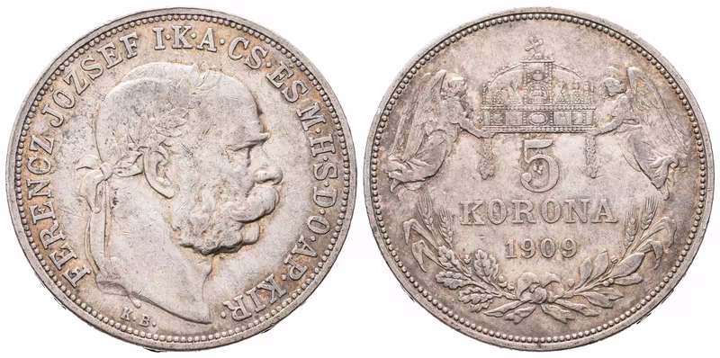 5 Koruna 1909 KB