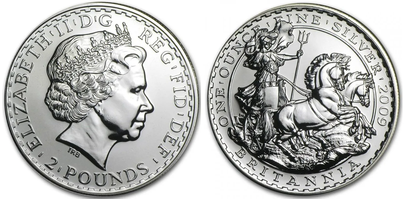 Velká Británie, 2 Pounds 2009 - Britannia