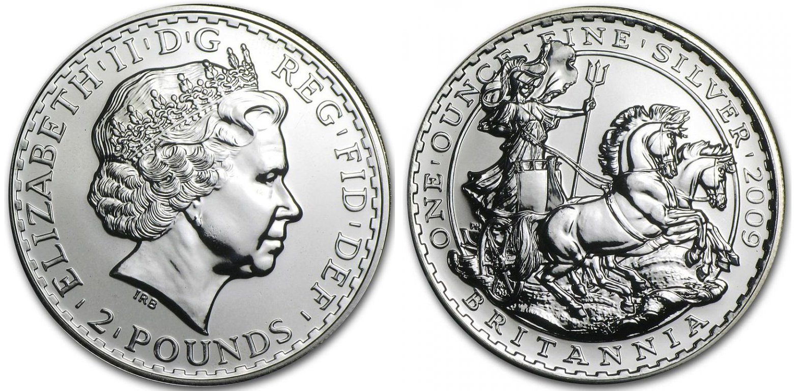 Velká Británie, 2 Pounds 2009 - Britannia