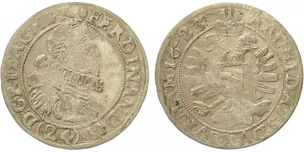 Ferdinand II., 1619 - 1637 (Mince kiprová) — 1