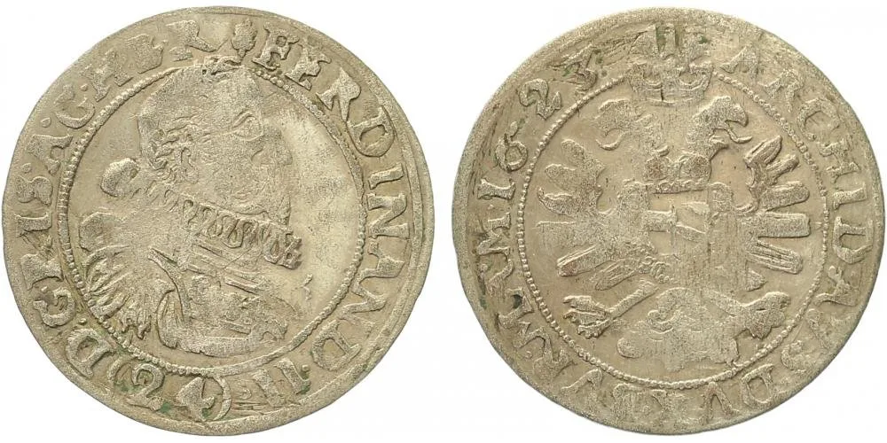 Ferdinand II., 1619 - 1637 (Mince kiprová) — 1