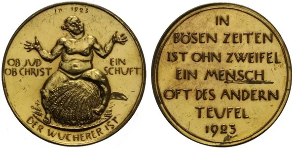 Německo - AE medaile 1923