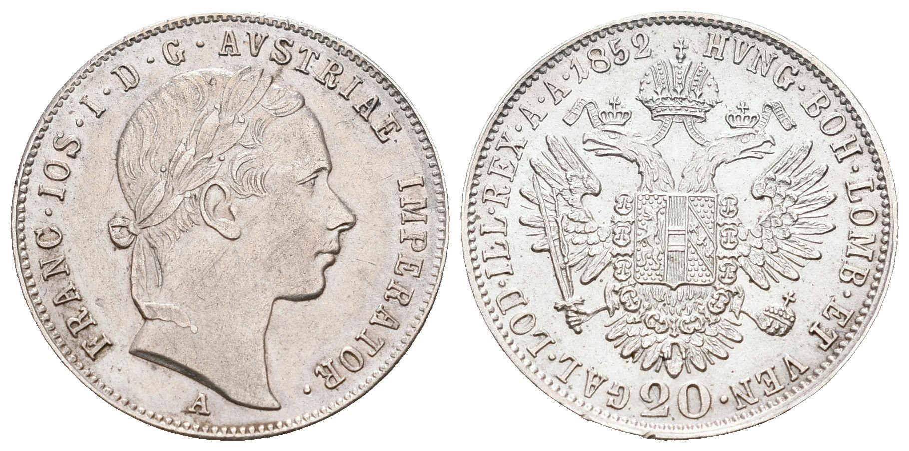 20 Krejcar 1852 A