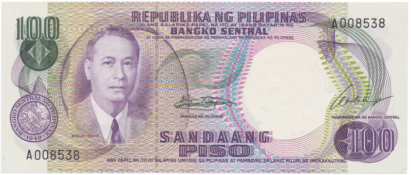 Filipíny, 100 Piso (1969), P.147a