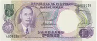 Filipíny, 100 Piso (1969), P.147a