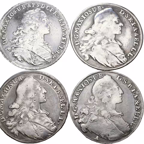 Soubor mincí - Tolar 1755 - znak, Dav.1949, KM.233.1 +