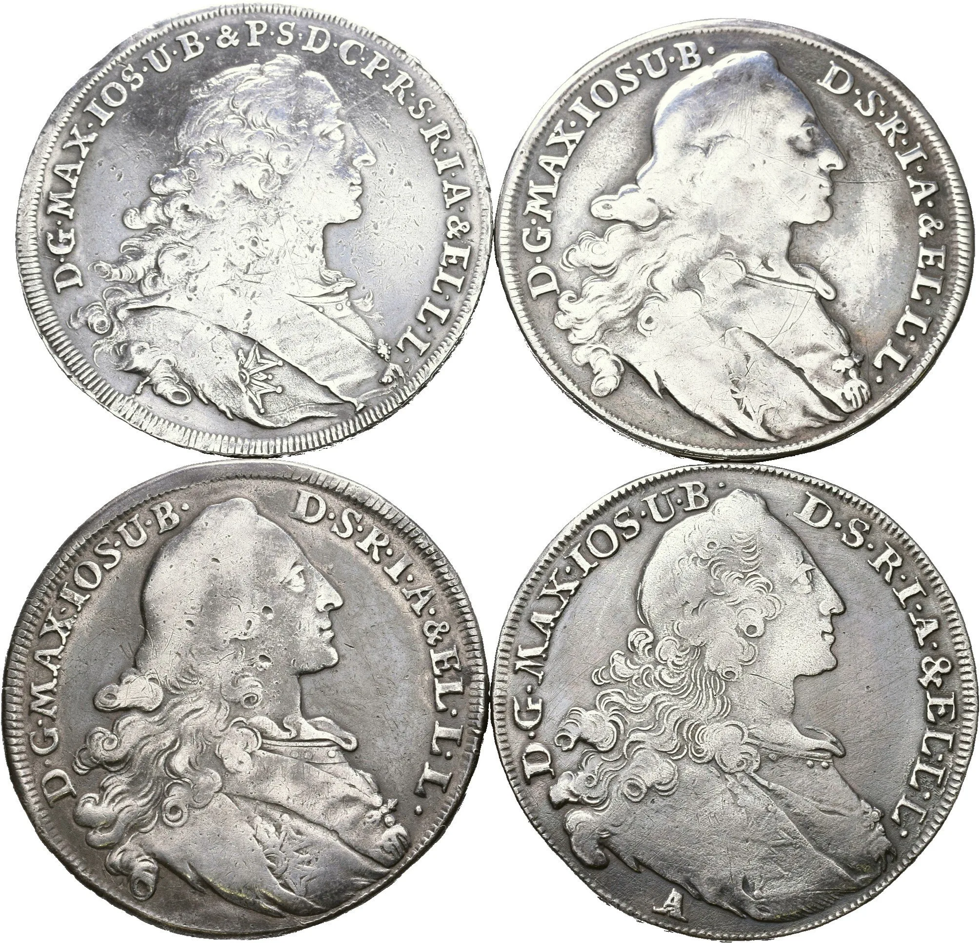 Soubor mincí - Tolar 1755 - znak, Dav.1949, KM.233.1 + — 1