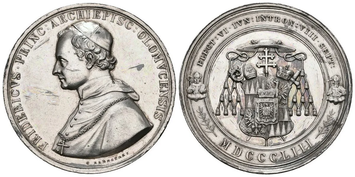 Olomouc - arcibiskupství, Friedrich Landgraf von Fürstenberg, 1853 - 1892 — 1