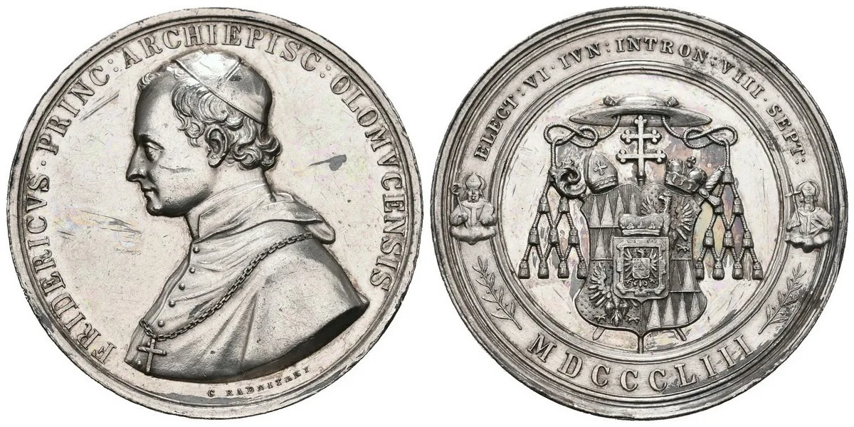 Olomouc - arcibiskupství, Friedrich Landgraf von Fürstenberg, 1853 - 1892 — 1