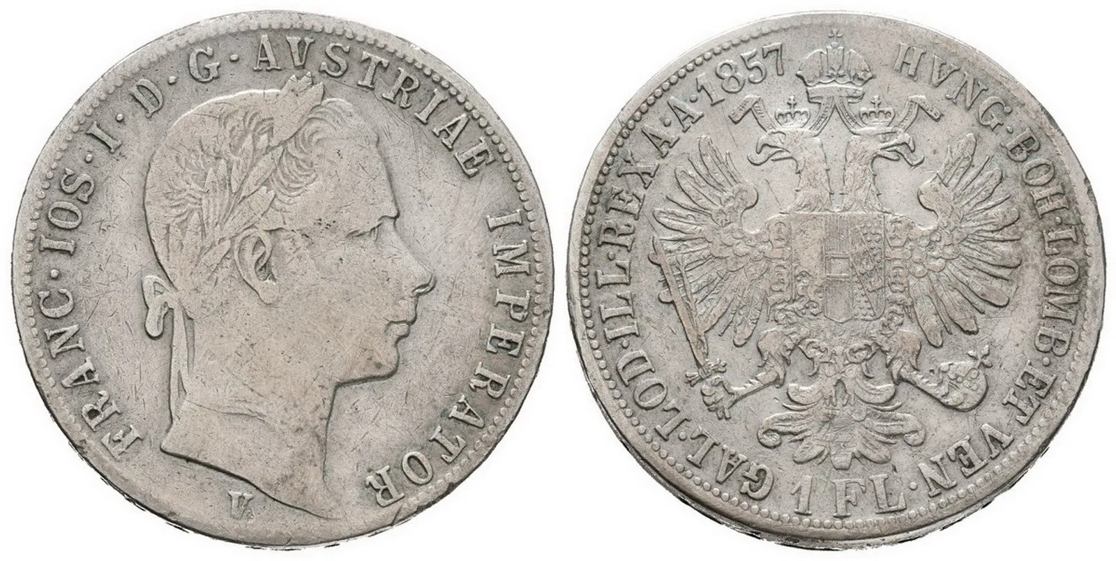 Rakouská a spolková měna, 1857 - 1892 — 1