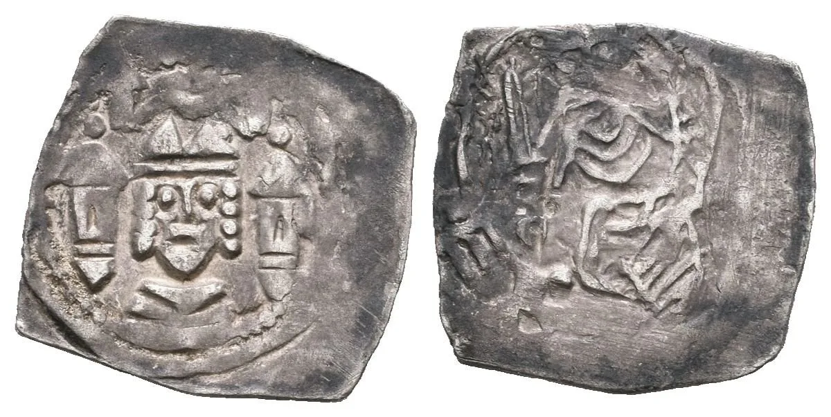 Fenik, mincovna Friesach, typ CNA Ca 19/25, patina — 1