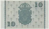 Švédsko, 10 Kronor 1945, červený číslovač, P.40f - fotografie 2