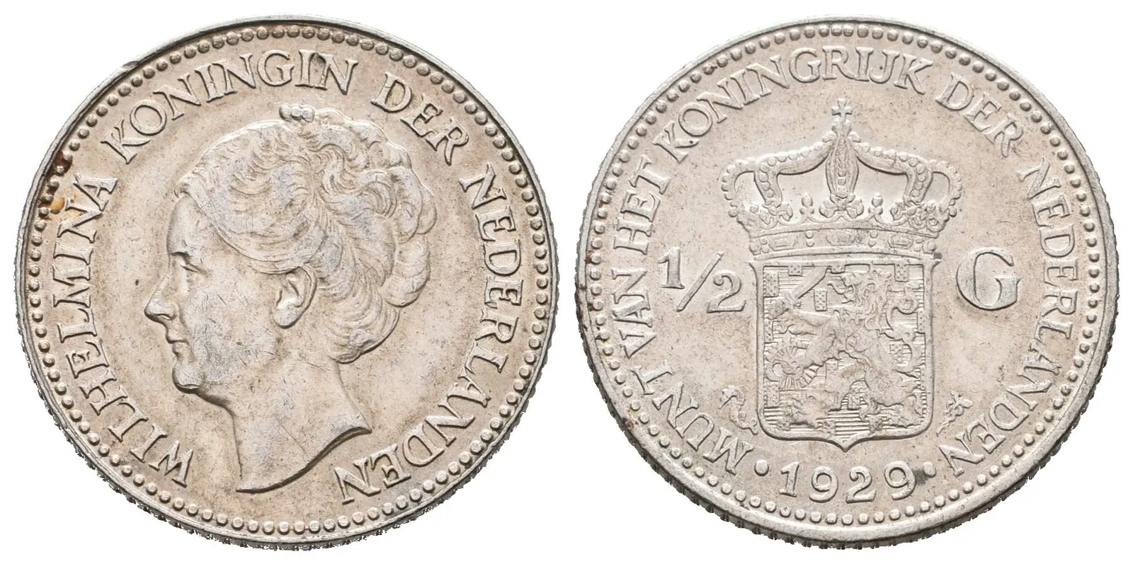 Nizozemí, 1/2 Gulden 1929
