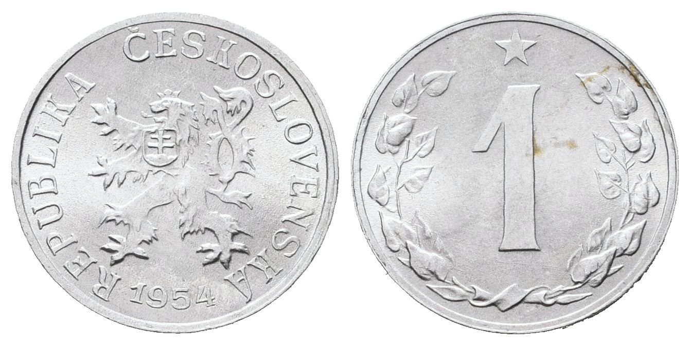1 Haléř 1954