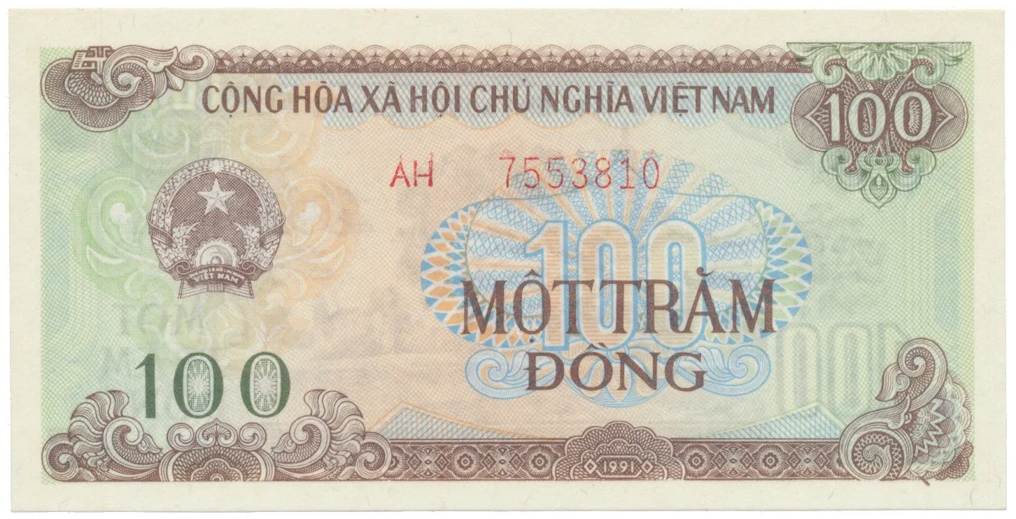 Vietnam, 100 Dong 1991, P.105b