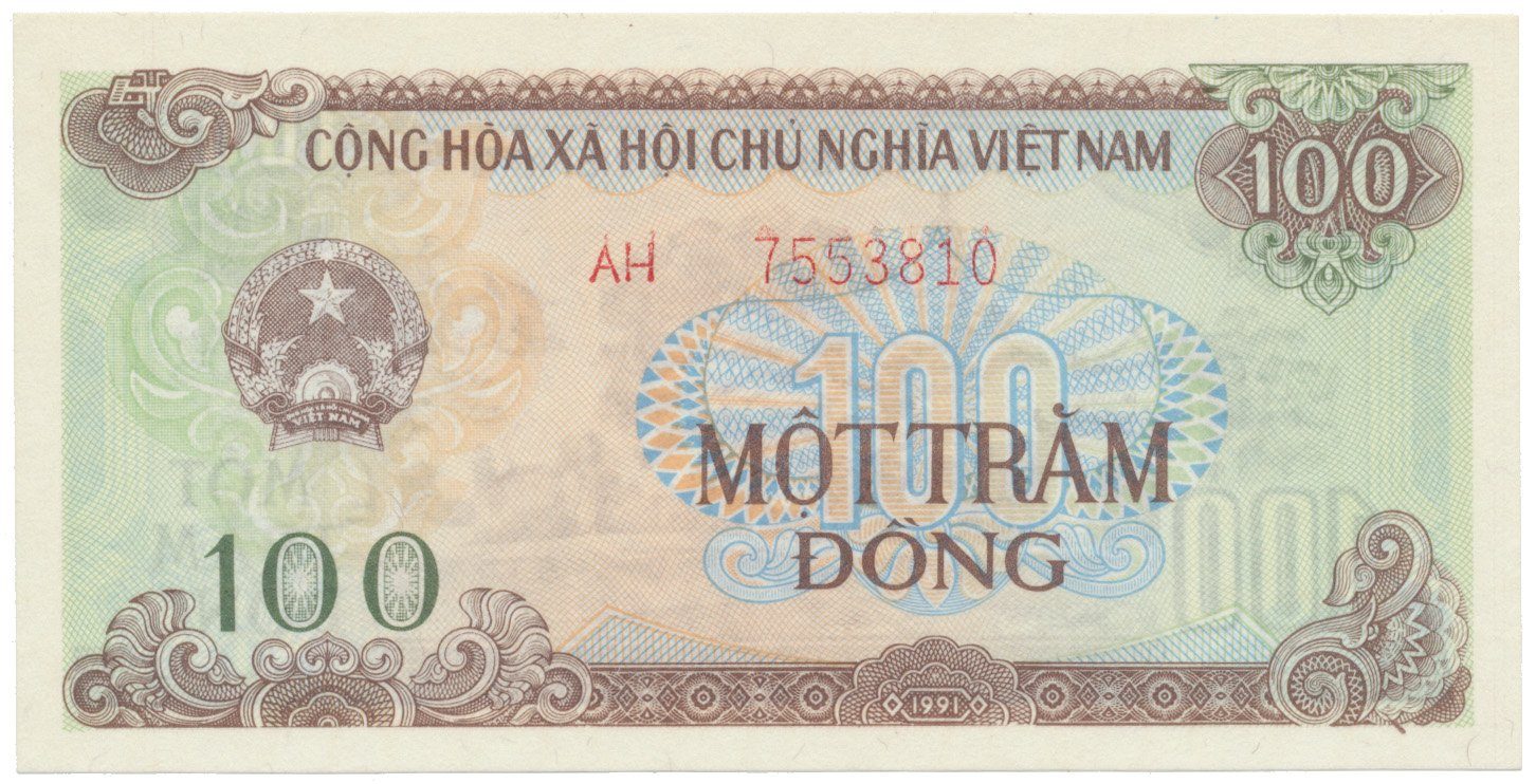 Vietnam, 100 Dong 1991, P.105b