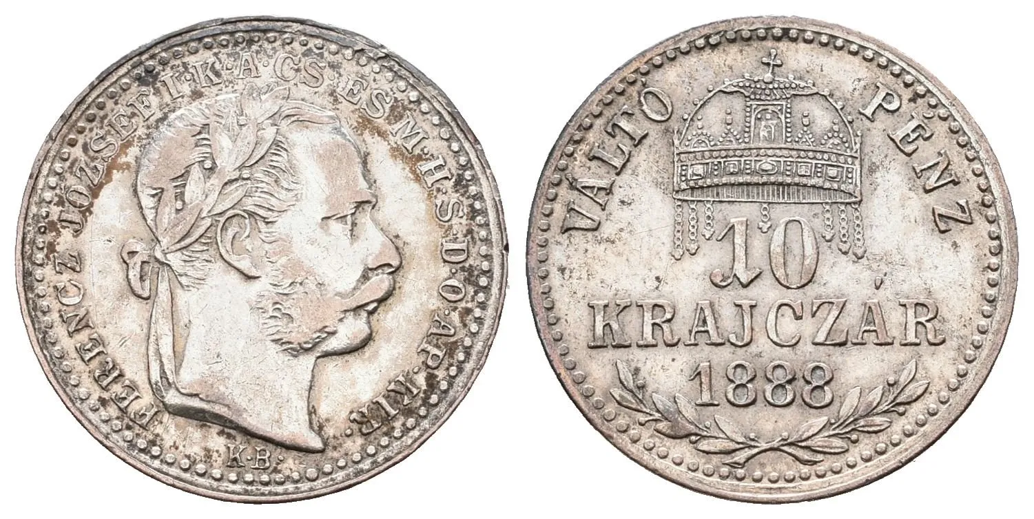 10 Krejcar 1888 KB