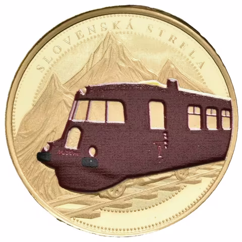 AV Medaile 2024 (10 Dollars Niue) - Slovenská strela. Au 0,999,