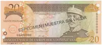 Dominikánská republika, 20 Pesos Oro 2003, P.169s3
