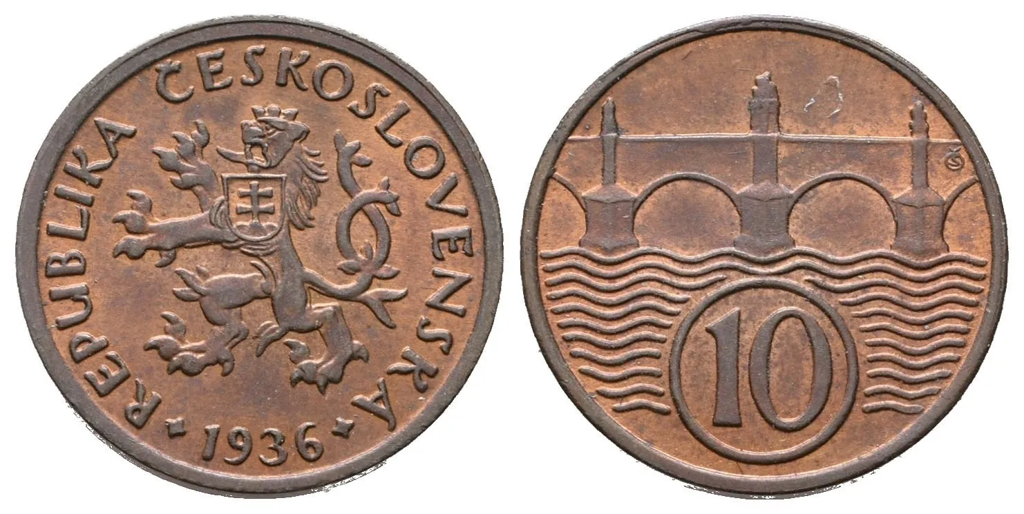 10 Haléř 1936