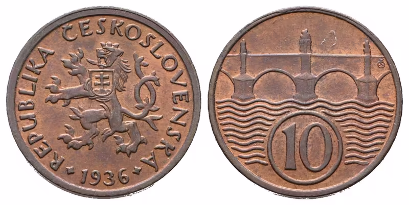 10 Haléř 1936