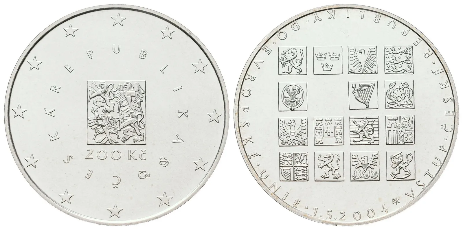 200 Kč 2004 - Vstup České republiky do EU