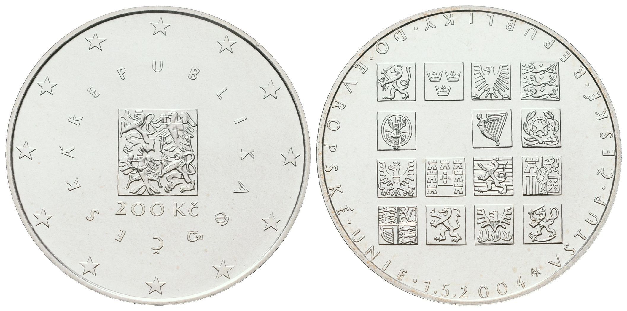 200 Kč 2004 - Vstup České republiky do EU
