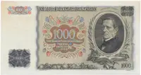 1000 Koruna 1934, SPECIMEN, Hej.27a.S1 - fotografie 2