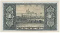100 Koruna b.d. (1945), série JH, JS, Hej.74a - fotografie 2