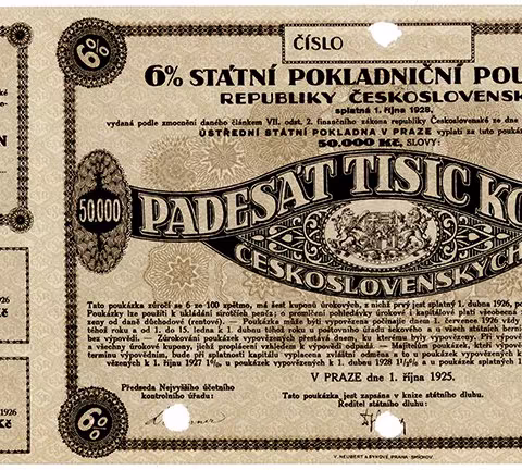 Státní pokladniční poukázky, 1919 - 1939