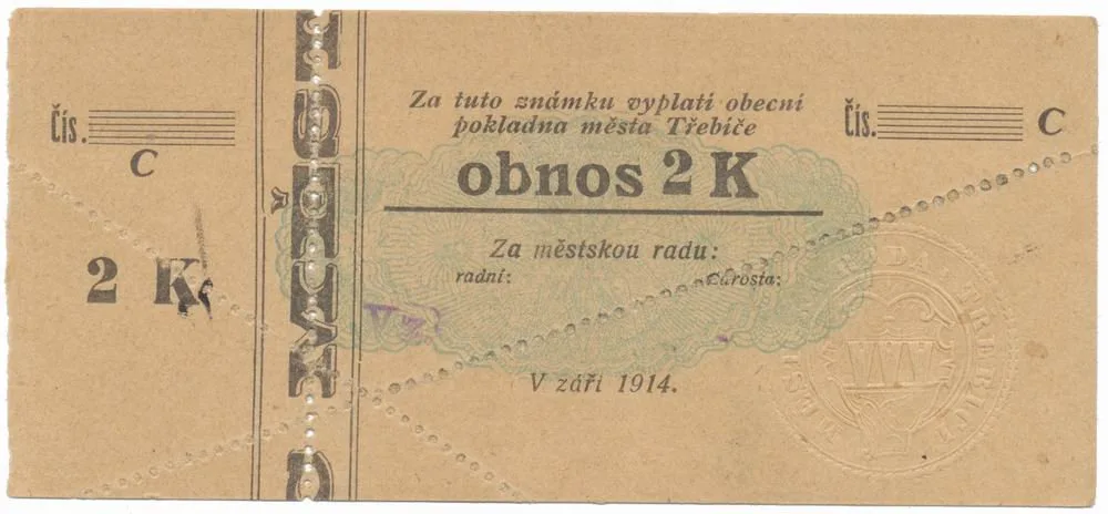 Nouzovky české od roku 1914 — 1