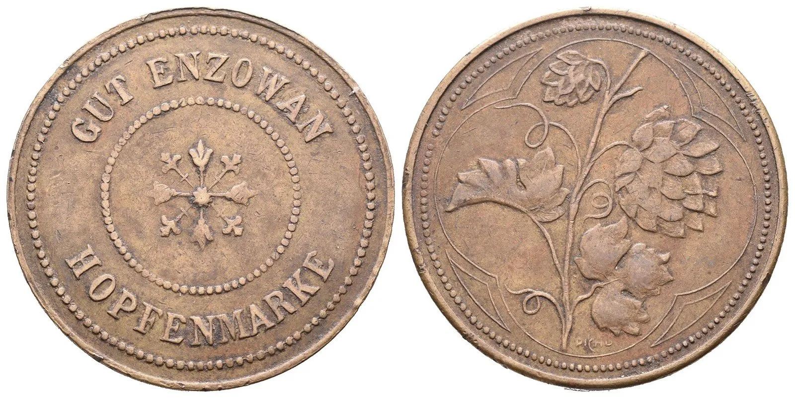 Chmelové a pivní známky — 1