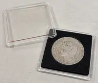 31 mm - Plastová kapsle/bublinka na mince QUADRUM - 1 kus - fotografie 2