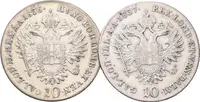 Ferdinand V., 10 Krejcar 1836 A a 1937 A, Vídeň, lot 2 ks - fotografie 2