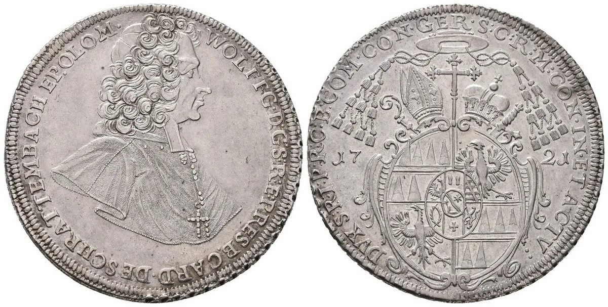 Olomouc - biskupství, Wolfgang von Schrattenbach, 1711 - 1738 — 1