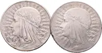 Polsko, 10 Zlotých 1932, 1933 (Londýn a Varšava)