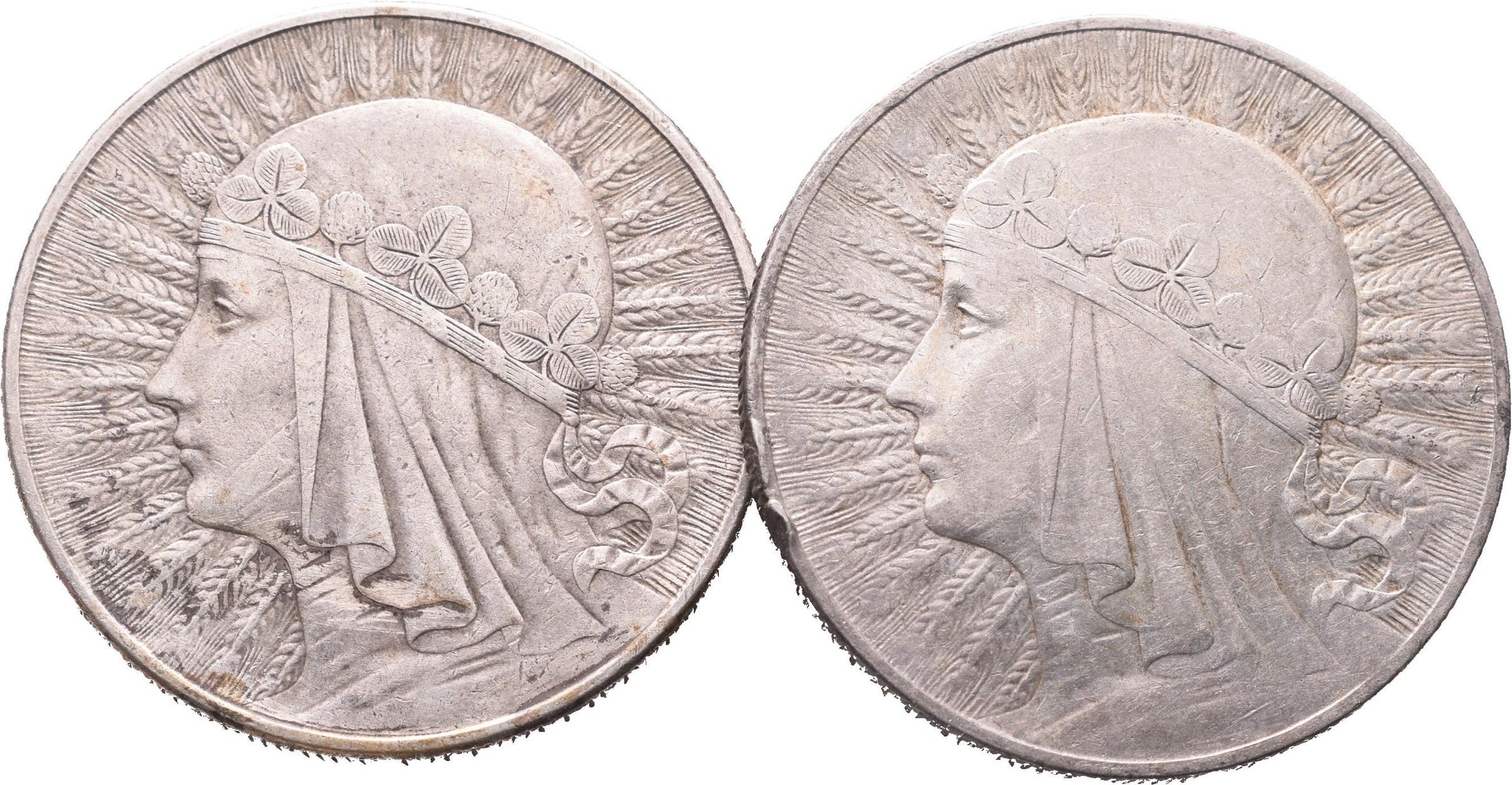 Polsko, 10 Zlotých 1932, 1933 (Londýn a Varšava)