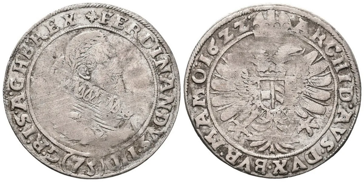 Ferdinand II., 1619 - 1637 (Mince kiprová) — 1