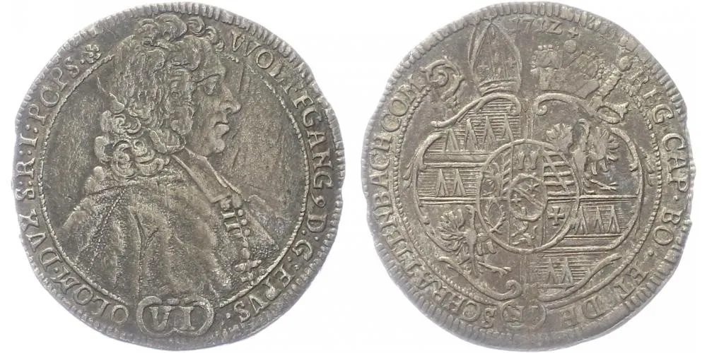 Olomouc - biskupství, Wolfgang von Schrattenbach, 1711 - 1738 — 1