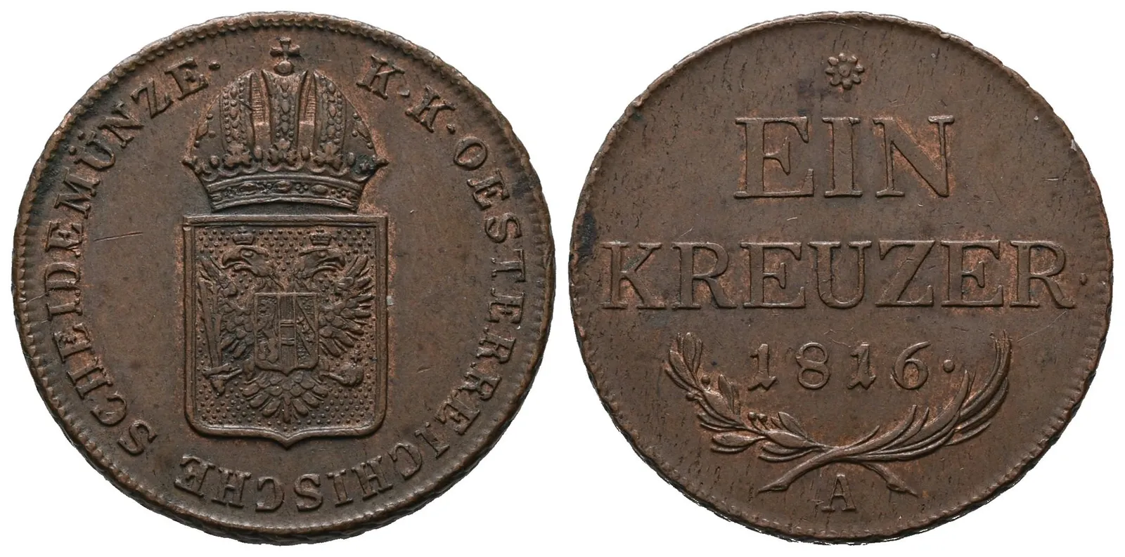 1 krejcar 1816 A