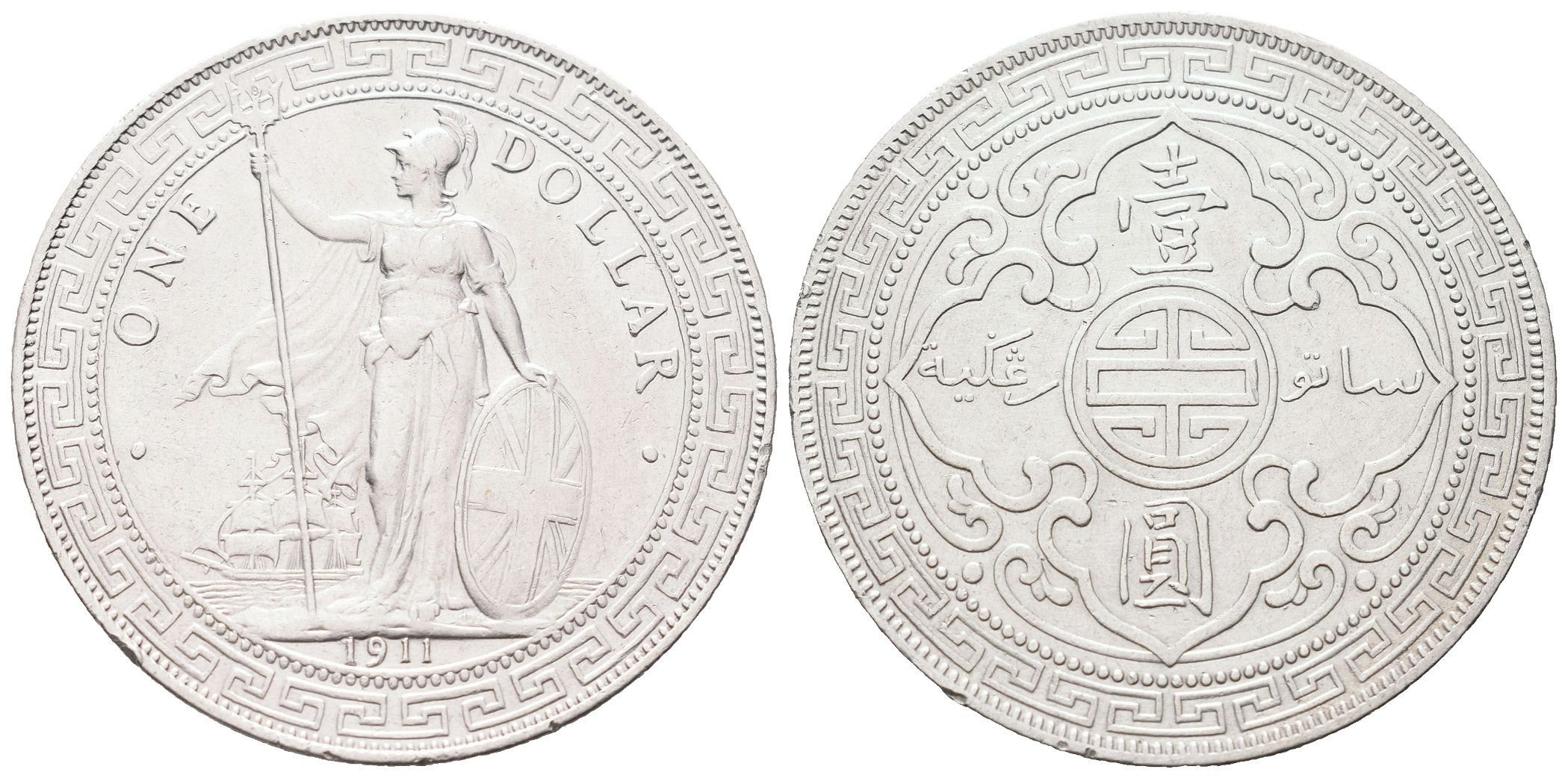 Velká Británie, Trade Dollar 1911
