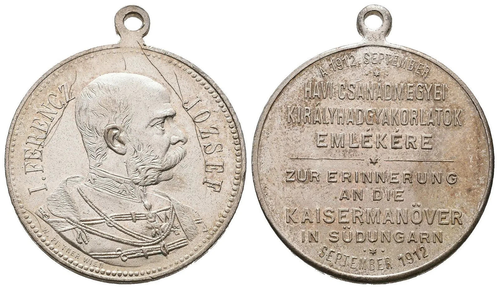 František Josef I., medaile vojenských manévrů — 1
