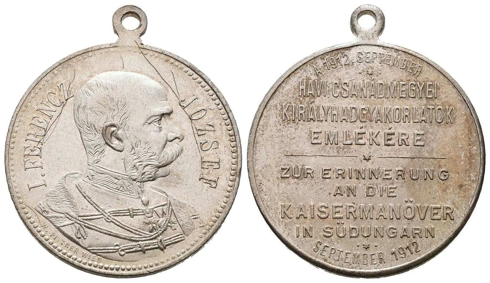 František Josef I., medaile vojenských manévrů — 1